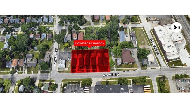 Foto aérea - Howe Road Houses