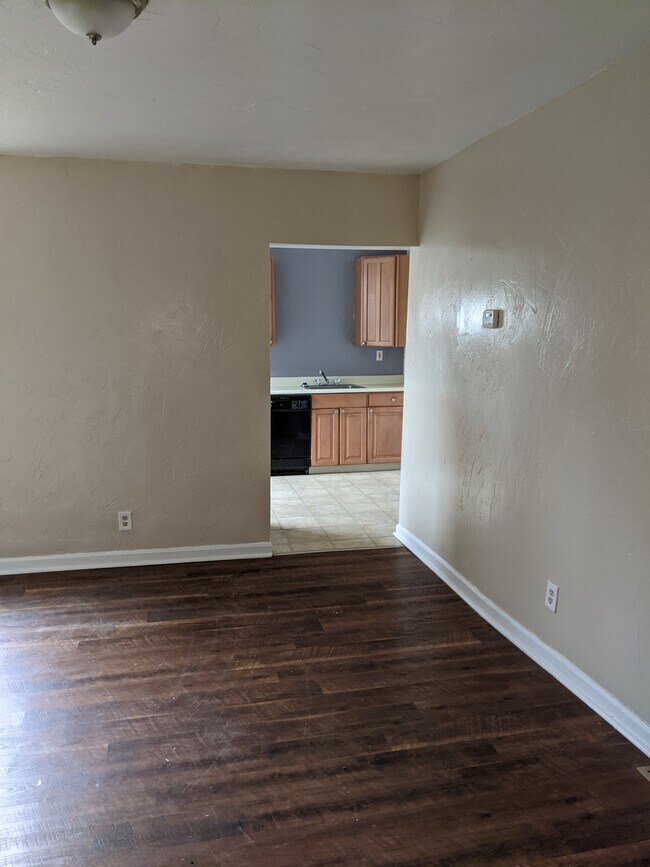 living room into kitchen - 266 Plymouth St