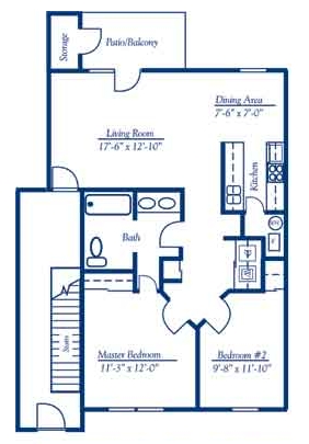 2BR/1BA - Stonegate