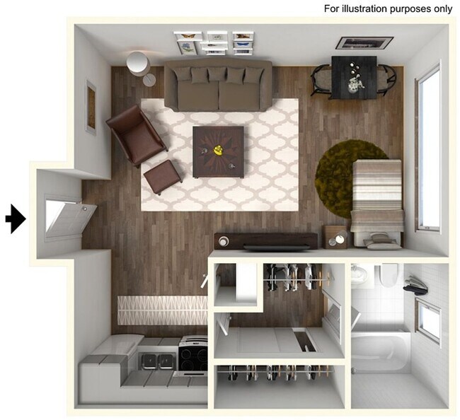 Foto del interior - University Crossing Apartments & Townhomes
