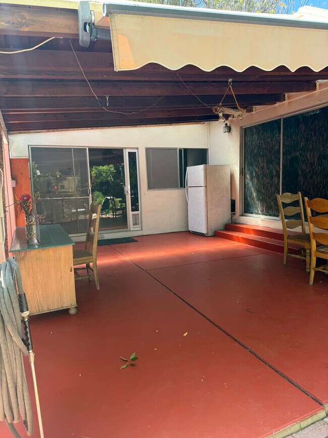 Patio looking into ADU - 21313 San Miguel St