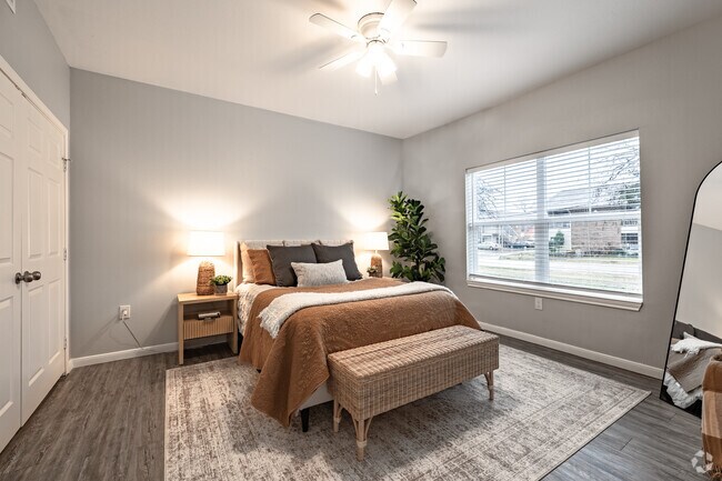 2 habitaciones, 1 baño - 1065 pies cuadrados - Dormitorio - The Canopy - Building 200 > AL