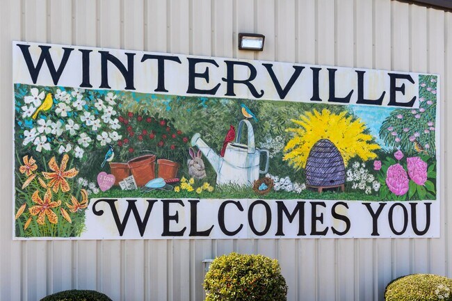Winterville exudes a small-town, welcoming atmosphere.
