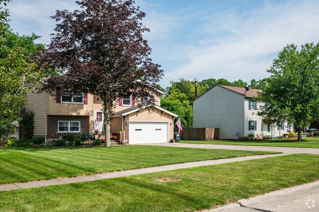 Homes in Brunswick sit on cozy, well maintained lots.