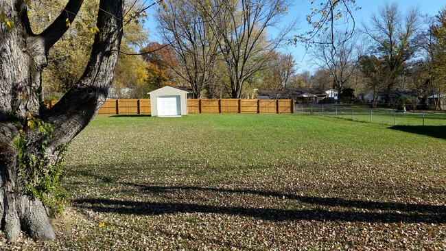 Fenced in backyard - 3876 Hopper Hill Rd