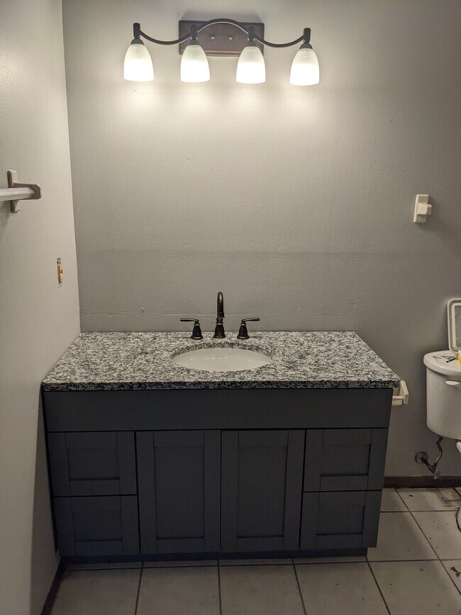 New Vanity with Granite Top - 6030 W Armour Ave