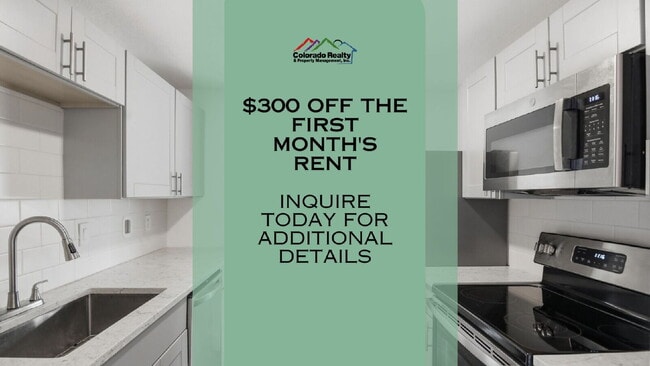 $1,400.95 with $300.00 off the first month's rent, 2 Beds - 1 Bath, Triplex in Aurora with Washer... - $1,400.95 with $300.00 off the first month's rent, 2 Beds - 1 Bath, Triplex in Aurora with Washer... Apartment