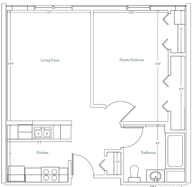 1HAB/1BA - Wallkill Living Center