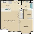 1 Bed 1 Bath