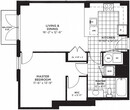 1 Bed 1 Bath (728sqf)