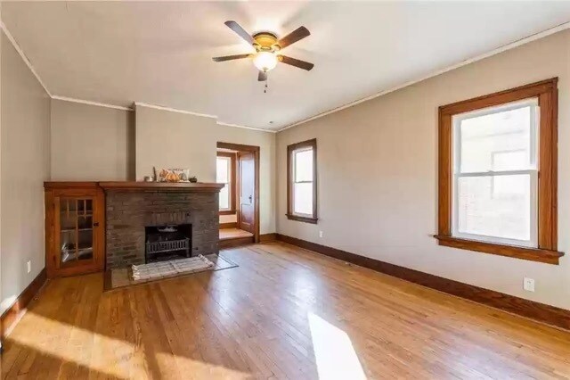 Fireplace and built-in in living room - 2629 1st Ave SE