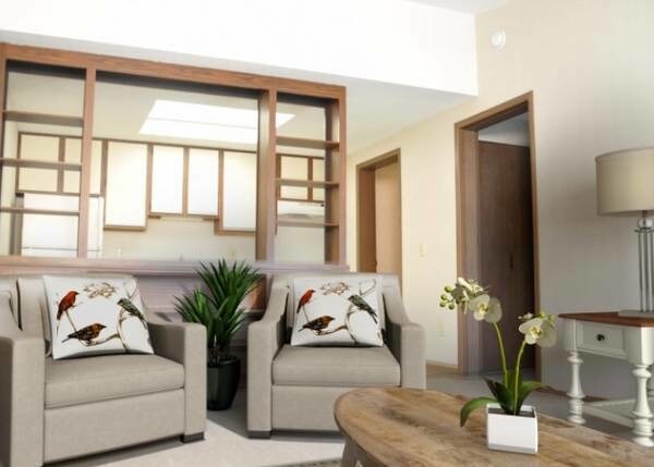 Woodlands – Two Bedroom One Bath Apartment