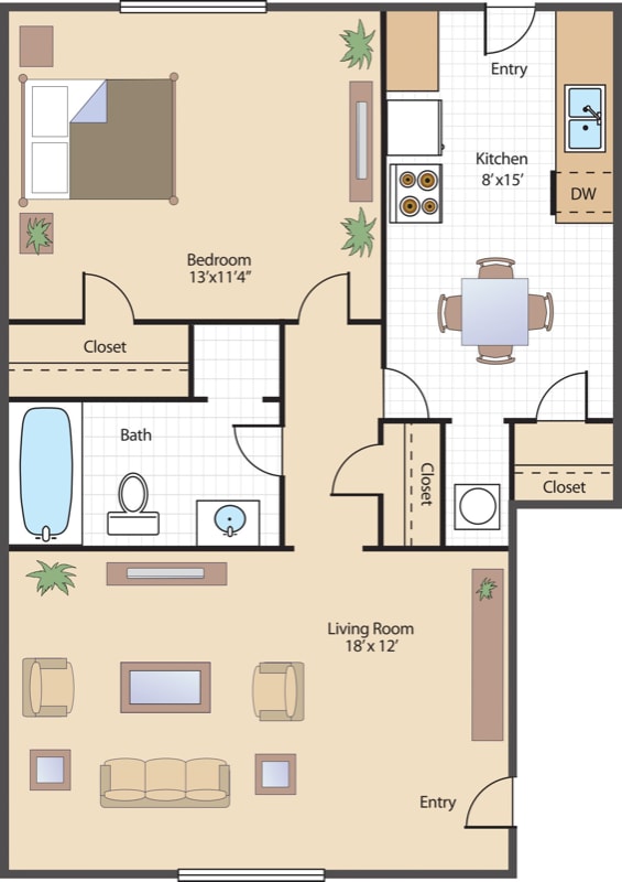 Photo - 2718 Claudette Rd Apartment