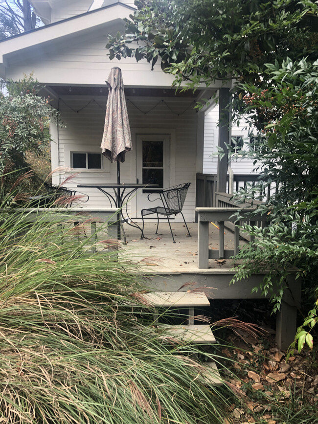 Back of house with deck - 2543 Taylors Gap Rd