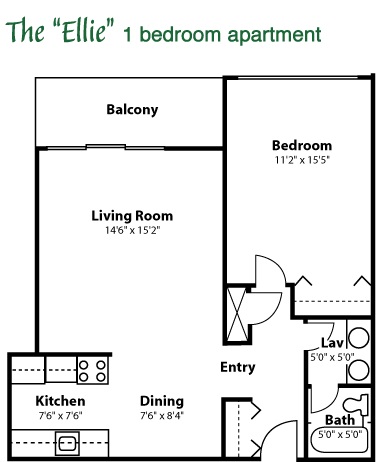 The Ellie - Apartamento de 1 habitación - Old Orchard By The Bay Apartments