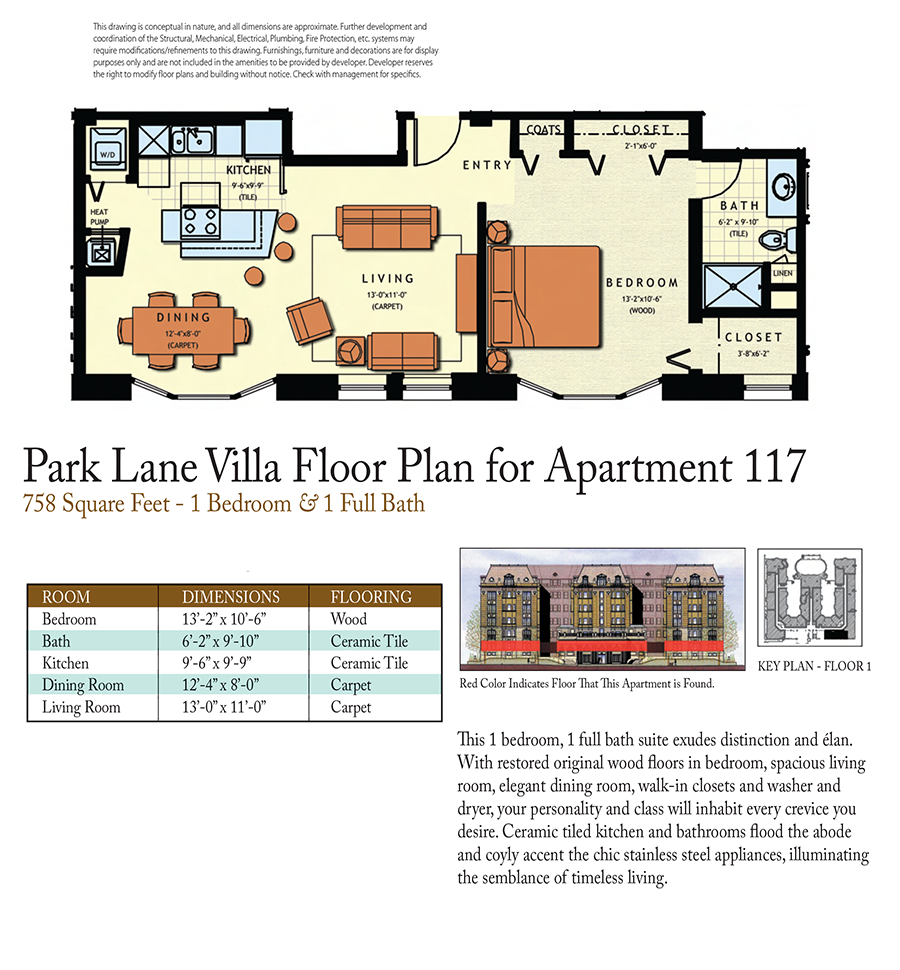 Park Lane Villa – 1 Bed 1 Bath