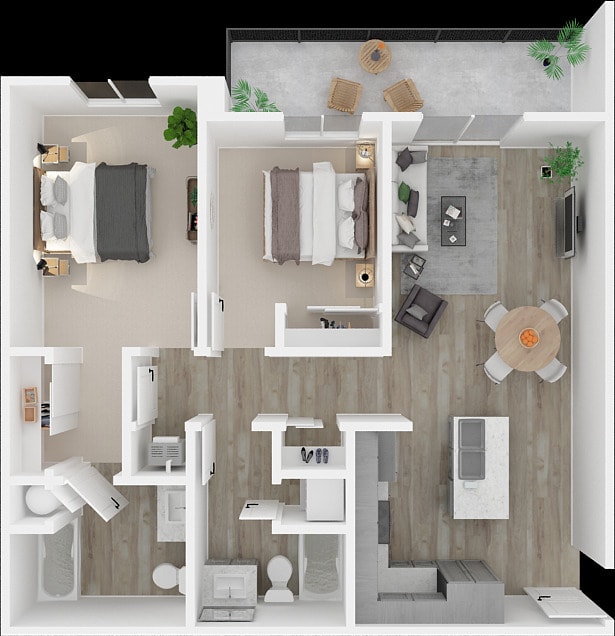 2 x 2 S 946 Sq Ft - Columbia River Walk
