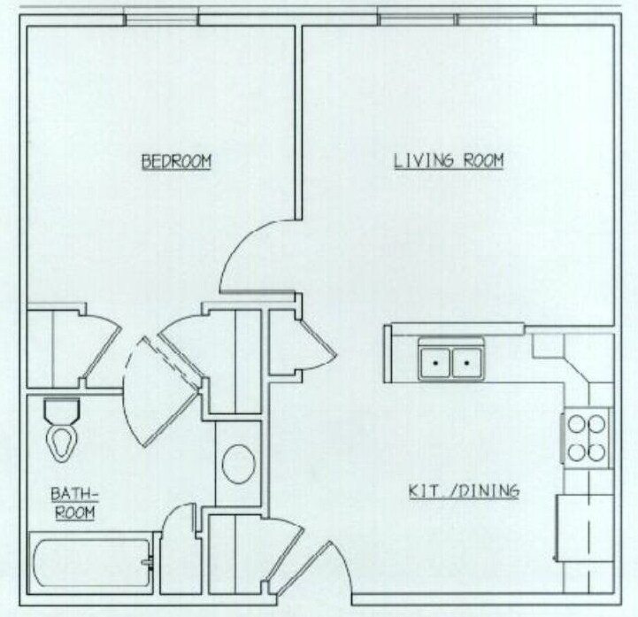 Plano de planta - Sylvan Retreat Apartments