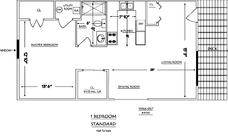 1BR/1BA - Colonial West