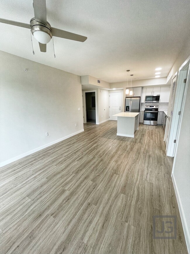 Living Room/Kitchen - 7012 Woodmont Ave