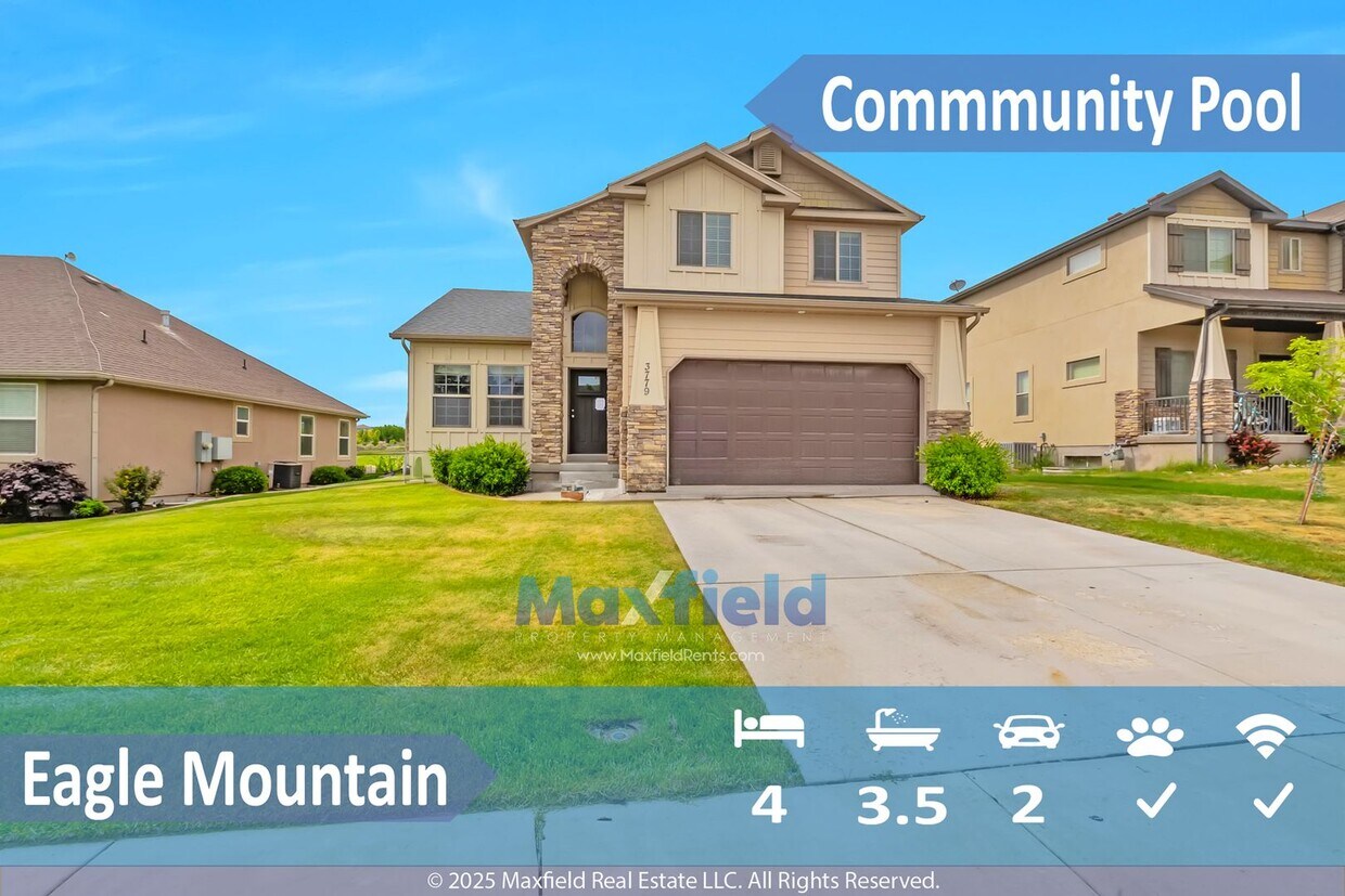 Foto principal - Eagle Mountain 4+ Bed 4 Bath 2600 Sq Ft 2 ...