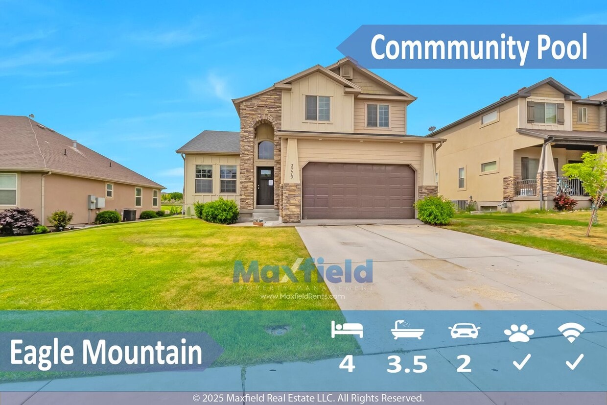 Primary Photo - Eagle Mountain 4+ Bed 4 Bath 2600 Sq Ft 2 ...