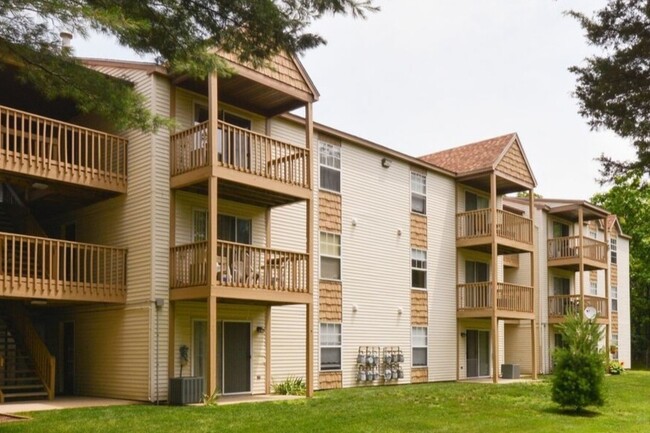 Apartment Building Exterior- Each Apartment Features a spacious private patio or balcony - California Apartments