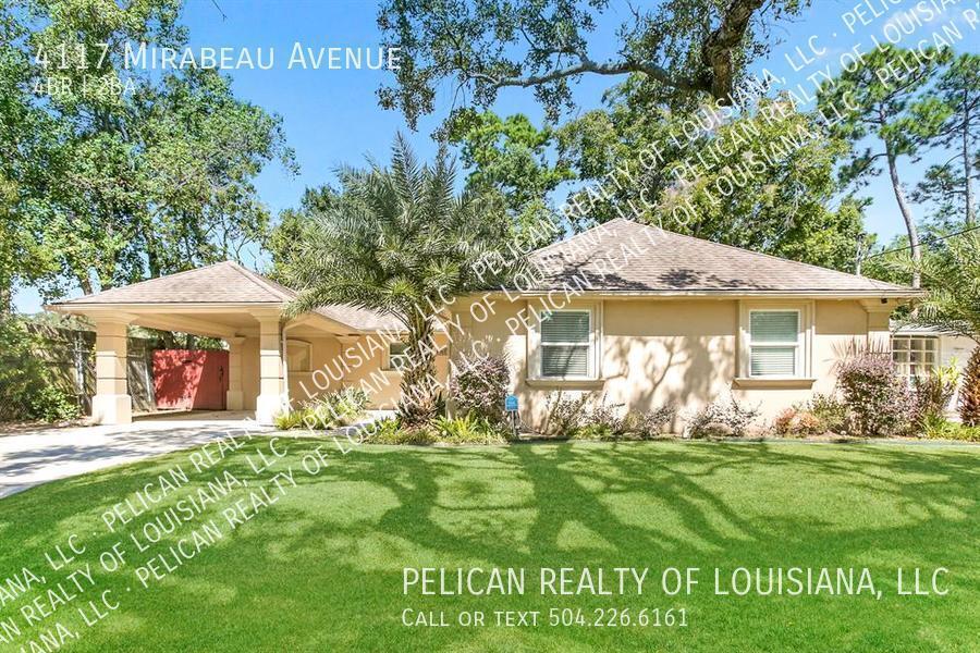 4117 Mirabeau Ave, New Orleans, LA 70126 House Rental in New Orleans