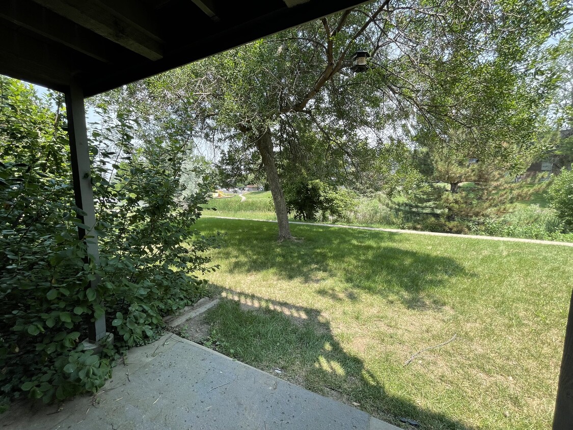 View from porch, overlooking the Highline Canal - 249 E Highline Cir