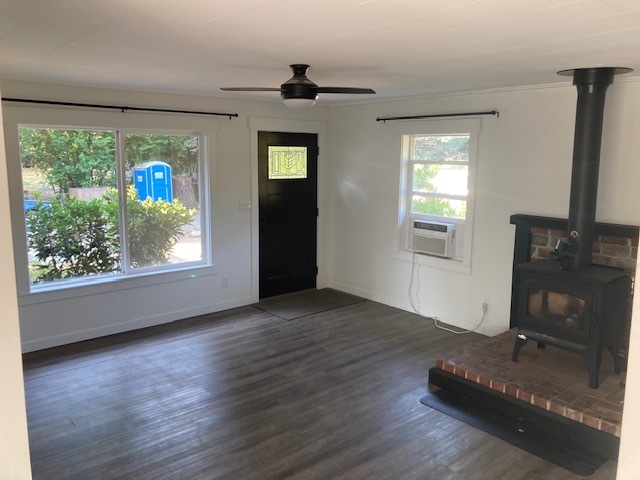 Living room view from the dining area to the front door - 3750 Middle Grove Dr NE