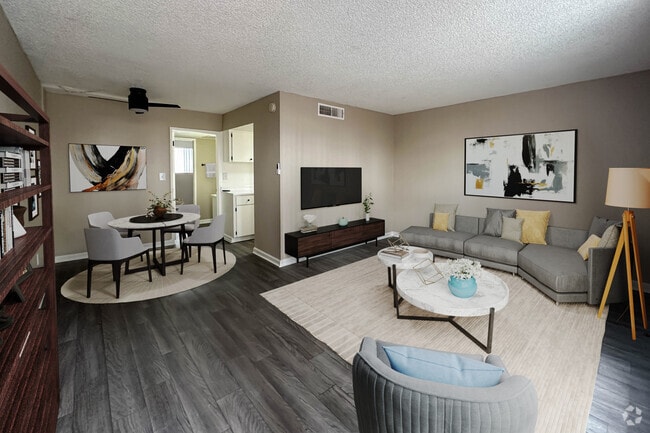 1 BR, 1 BA - Living Room - Maryland Park Apartments