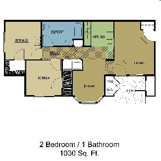 2HAB/1BA - Riverbank