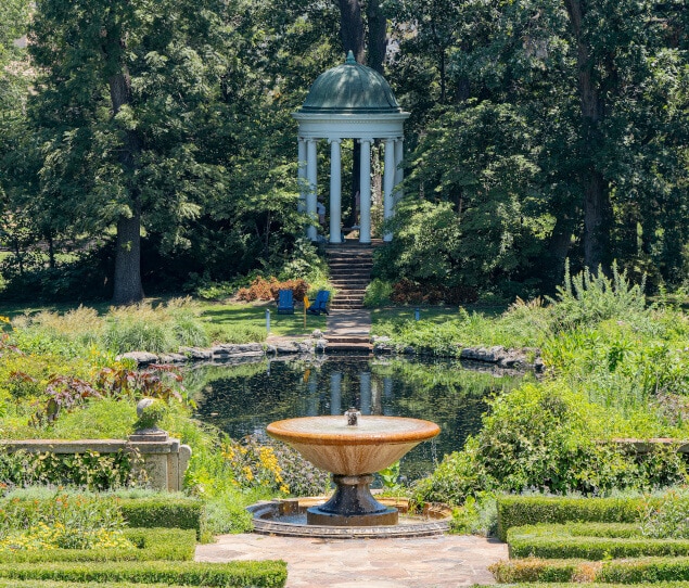 Garden at the nearby Philbrook Museum of Art in Tulsa