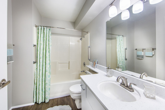 Spacious Bathroom - Overture San Marcos 55+ Senior Housing Apa...