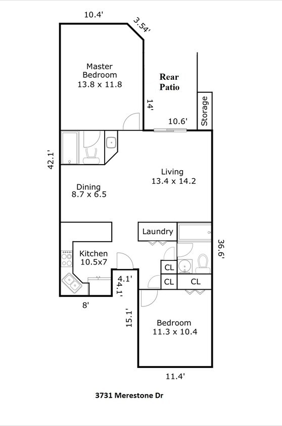 3731 Merestone Dr, Wilmington, NC 28412 Townhome Rentals in
