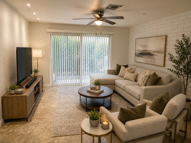 Living Room Possible Set up (NOT Furnished) - 4354 N 82nd St