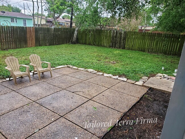 Backyard with Patio - 1106 Prince Dr
