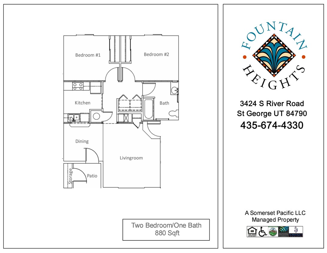 2BR/1BA - Fountain Heights Apartment