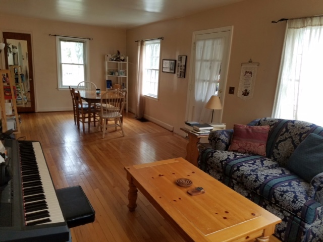 Living Room looking back toward Dining room - 522 N Blackhawk Ave