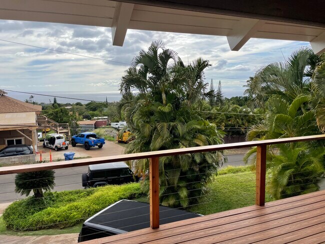 Patio deck and view - 3185 Hoomua Dr