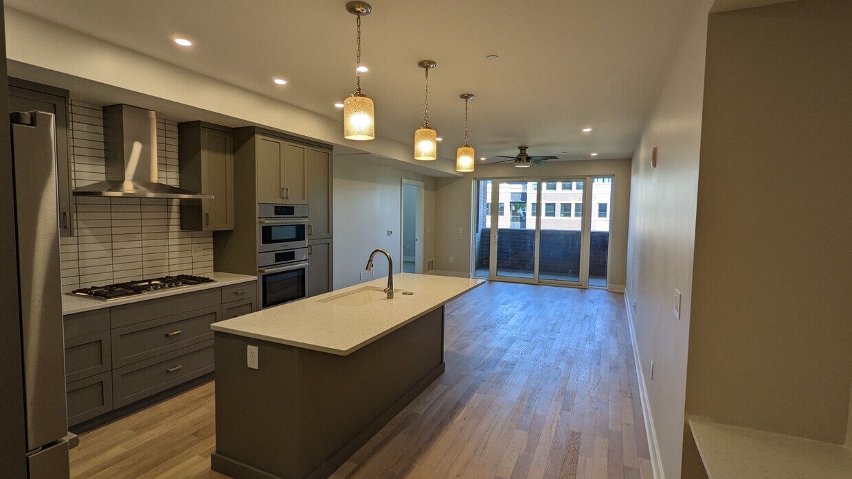 Kitchen, Living room - 221 E Mountain Ave