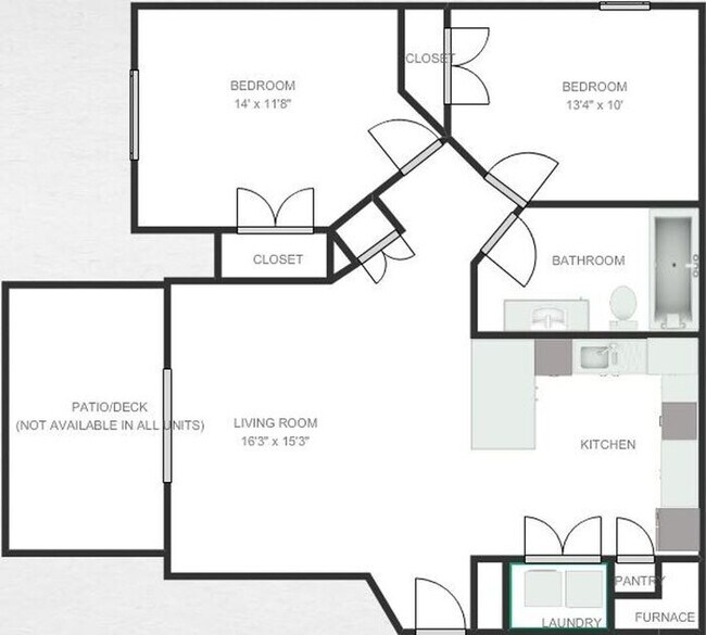 Building Photo - $1,250 | 2 Bedroom, 1 Bathroom Condo | No Pets | Available for August 1st, 2026 Move In!