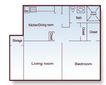 1HAB/1BA - Cullman Manor