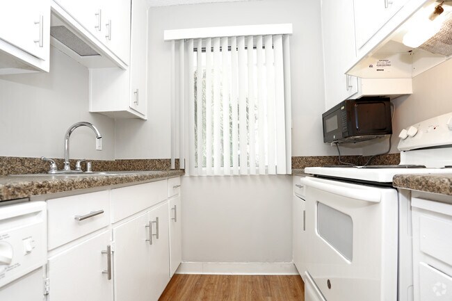 Plano de planta de la cocina A - North Main Apartments