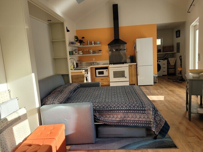 Storage by bed - 1203 Leff St