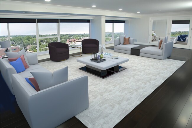 2/3 BEDROOM LIVING ROOM / MASTER SUITE - 555 Luxury Apartments