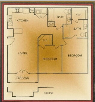2 habitaciones/2 baños - Uvalde Ranch Apartments