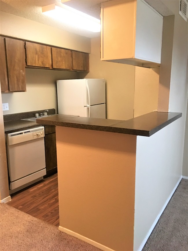 1 BR 1 BA- Kitchen - Slaton Properties LP