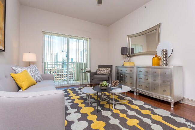 Living Area - Camden Brickell