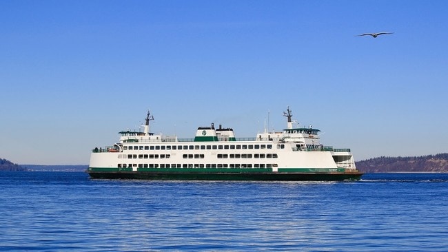 Ferry near Whidbey Island